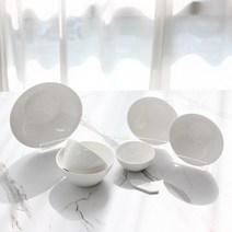 쓰임 라피네 1인 혼밥세트 6p, 공기 + 대접 + 소스볼 + 찬기(소) 2p + 찬기(대)
