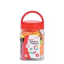 이디엑스에듀케이션 주니어 무지개 조약돌 36p 촉감발달완구, 에코(자연색)