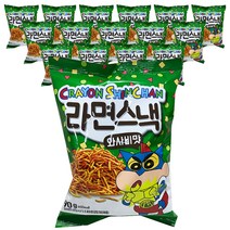짱구 라면스낵 와사비맛, 90g, 16개