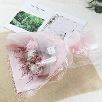 블뤼엔 조화 리얼 비누 꽃 퐁퐁이 국화, 핑크