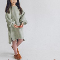 예루커머스 여아용 솜사탕 캥거루 원피스