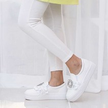 슈벨 레디스 빅큐빅 통굽 키높이 패션 슬립온