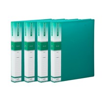 희망 OA 크리어파일 40매 3링, 녹색, 4개