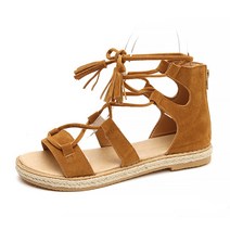 마켓에이 밀짚 보헤미안 스트랩 샌들