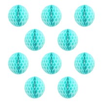 리빙다 허니콤 모빌 장식 10p, 라이트블루(부착타입 랜덤 발송)