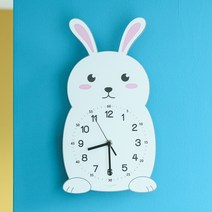 ORIENT 교육용 키즈벽시계 토끼 OT878RABBIT, 혼합 색상