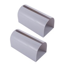 블럭마트 주방 심플 벽걸이 키친타올 홀더, 그레이, 2개