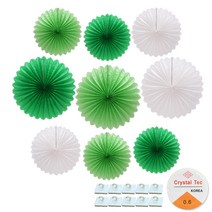 리빙다 페이퍼휠 + 고리형마운트 + 낚시줄 세트, 그린 + 라임그린