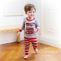 배냇베이비 남아용 파이어 엔진 실내복