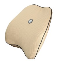 CarStory 고밀도 메모리코튼 차량용 등받이쿠션, 베이지