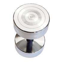 파워헬스 3중 크롬도금 아령D, 15kg, 1개