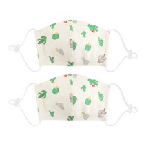 코니아일랜드 유아동용 끈조절형 입체마스크 2p