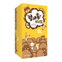 팝콘에듀 멍야옹비스킷 미니 보드게임, 혼합색상