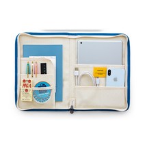 퍼니메이드 파일 오거나이저 A5 태블릿 파우치, 인디블루, 1개