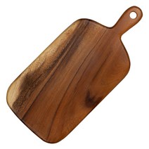 니코트 우드 핸들 서빙보드 square L, 혼합색상, 1개