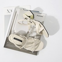 잭앤질 스트랩 청키 미들 힐 샌들 5cm JB0351