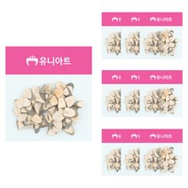 유니아트 천연나무조각, 35번, 10개