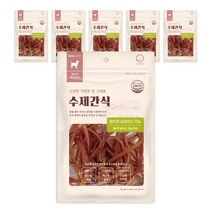 굿데이 강아지 수제간식 70g, 돼지귀 슬라이스, 6개