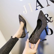 올나인 스네이크 트윙클 스틸레토 힐 8cm