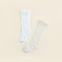 해피프린스 더블 레이시 아기 니삭스 2종 세트
