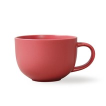 보울보울 볼볼 홈파티 시리얼 라떼 머그컵 450ml, 로제핑크, 1개