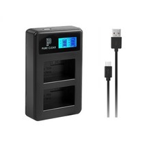 퓨어클리어 캐논 LP-E6N LCD 듀얼 USB 호환충전기, JND-PURECLEAR-TWO