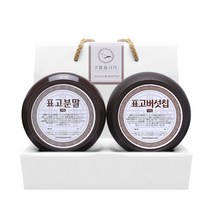 표고버섯 분말 150g + 칩 140g 항아리 선물 세트, 1세트