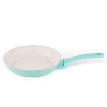 컬러온 세라믹 프라이팬 민트 인덕션 IH, 24 cm, 1개