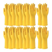 마켓피오 강한 고무장갑 보통두께 S, 10개, 소(S)