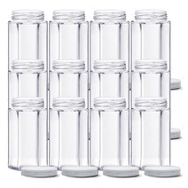 MIRKOREA PP캡 W 잼병 육각병320 SH320, 300ml, 12개