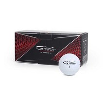 지브이투어 2020 슈퍼 디스턴스 카르쉐 골프공 2피스 20p, 화이트, 1개