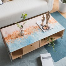 블럭마트 북유럽풍 사각형 거실 테이블 커버 겸 식탁보, TYPE3, 60 x 180 cm