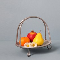 마쉬매리골드 양철 빈티지 트레이, 혼합색상