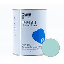 페인트인포 올바른 어디나 멀티 페인트 1L, 캔디블루