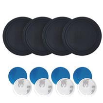 카데코 퍼즐 다용도 자석홀더 4p + 철판 8p, 1세트, 혼합색상