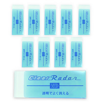 레이다 투명 지우개 EP-CL150, 혼합색상, 10개