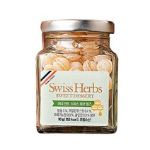 대조에프앤비 허니 앤드 스위스허브 펄즈 천연 허브캔디 90g, 1세트