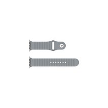비쉐르 애플워치 3/4/5 웨이브컷 실리콘 밴드 (38/40mm 호환 가능), 그레이, 1세트
