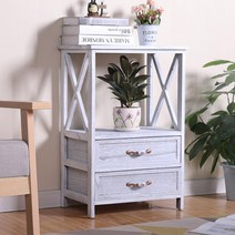 세르네 원목 다용도 서랍 수납장 470, 빈티지