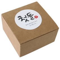 모던 포장 상자 100p + 첫돌스티커 캘리1 100p 세트, 크라프트, 1세트