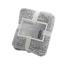 더자카 프리미엄 소프트 바스타월 0.38kg FREE, 그레이, 1개