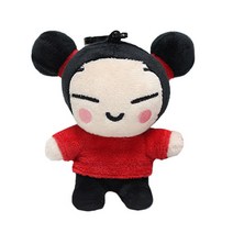 뿌까 인형 소형 10cm, 레드 + 블랙