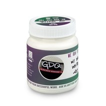 지디큐팩토리 실크스크린 날염용 수성 러버 잉크 250g, 흰색