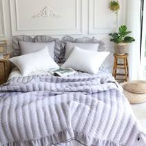 베이직톤 모달 시어서커 메종 이불, 그레이