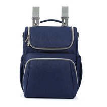 BAGnBAGs 숄더 겸용 맘백팩 MB-160, 네이비