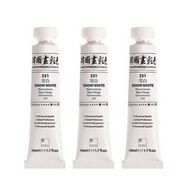 신한화구 한국화물감 331 설백 3p, 50ml, 1색