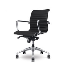 코아스 인조가죽 학생 사무용 의자 방문설치 BCH1700, 블랙 L215H