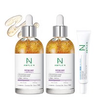 앰플엔 펩타이드샷 앰플 100ml 2p + 히알루론샷 라이트 젤 크림 30ml, 1세트