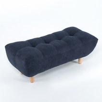 에보니아 153 방수 패브릭 2인 벤치, 다크블루