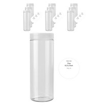 원형 잡곡통 1000ml x 10p + 반투명캡 10p + 네임스티커 원형 10p, 혼합색상